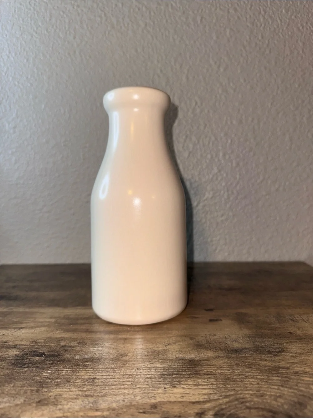 Vintage Pfaltzgraff USA Floral Milk Bottle Vase